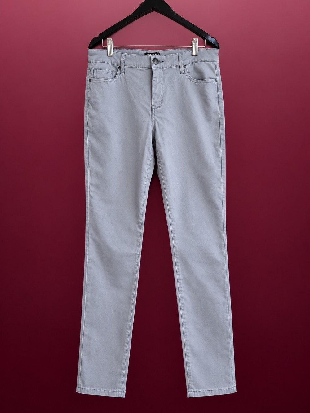 Buffalo David Bitton Women's Skinny Jeans in Light Gray 10/30